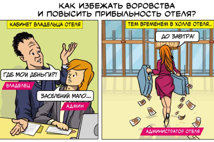 Сотрудники гостиницы «зарабатывают» больше владельца гостиницы, воруя прибыль! Как избежать воровства и открыть прибыльный отель v1