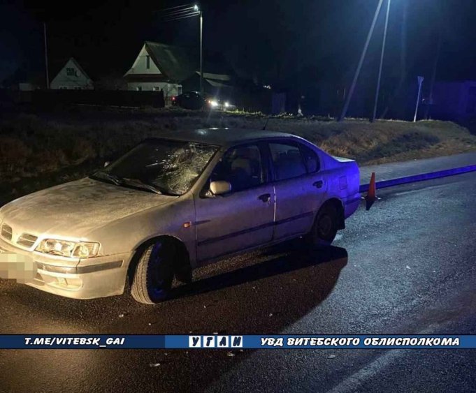 В Докшицах водитель сбил пьяного пешехода
