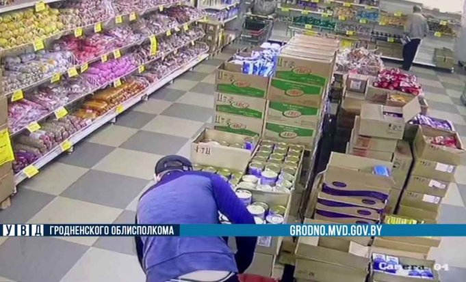 В Гродно задержали молодого человека за кражу и масла в крупных размерах
