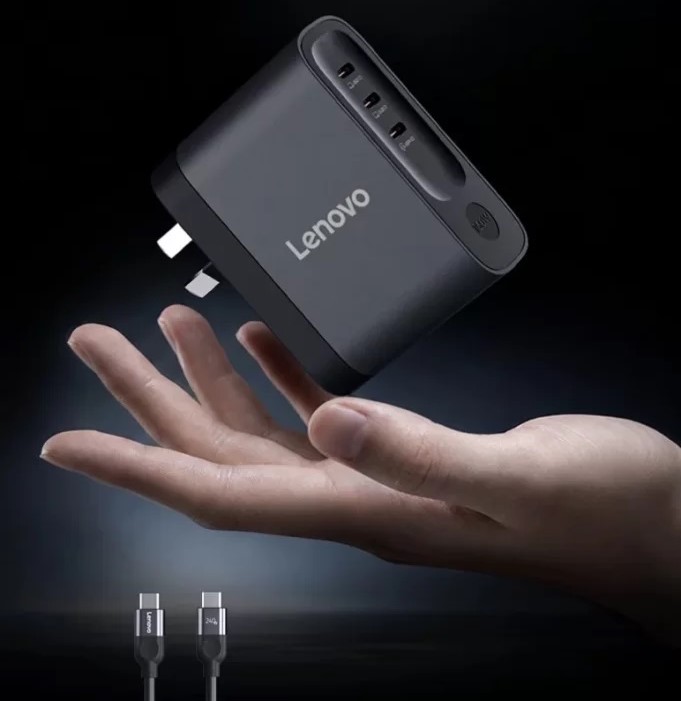 Lenovo представила мощное и компактное зарядное устройство GaN с тремя USB-C портами Lenovo представила мощное и компактное зарядное устройство GaN с тремя USB-C портами