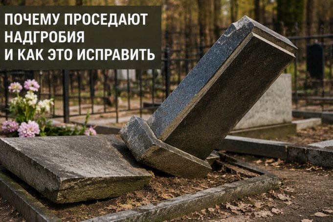 Ошибки благоустройства захоронений: почему проседают надгробия на столичных кладбищах и как это исправить Ошибки благоустройства захоронений: почему проседают надгробия на столичных кладбищах и как это исправить