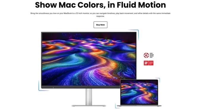 BenQ запускает монитор мечты для Mac: 32 дюйма, 120 Гц и Thunderbolt 4
