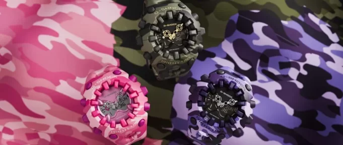 Casio выпустила часы G-Shock Color Camo с ярким камуфляжем