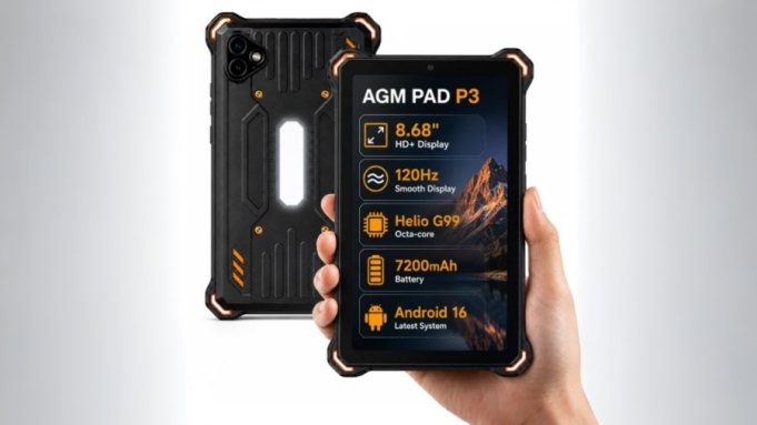 Вышел защищённый планшет AGM Pad P3 Compact для работы в самых суровых условиях Вышел защищённый планшет AGM Pad P3 Compact для работы в самых суровых условиях