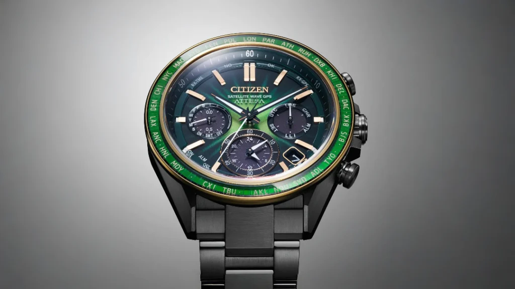Citizen выпустила титановый хронограф с GPS Attesa CC4084-83Z