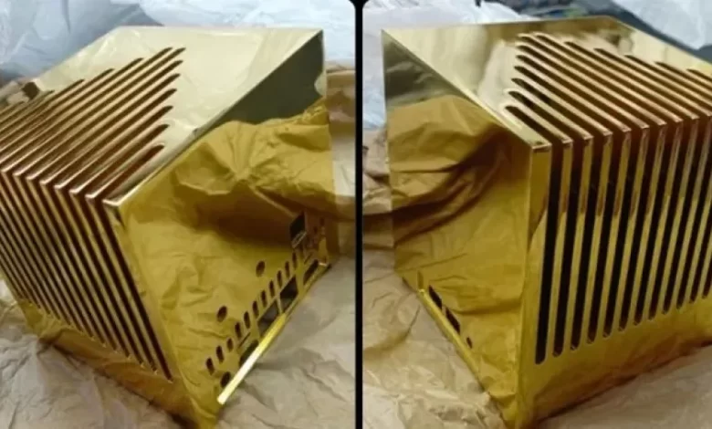 Мини-ПК за 1,7 млн долларов. Kubb выпустили в корпусе из чистого 24-каратного золота
