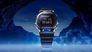 Casio выпускает две квадратные модели G-Shock с выращенными в лаборатории голубыми сапфирами
